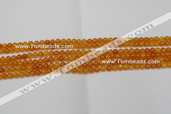 CAR102 15.5 inches 5mm round natural amber beads