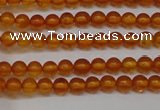 CAR105 15.5 inches 3mm round natural amber beads