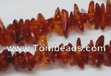 CAR117 16 inches 2*6mm - 3*10mm natural amber chips beads