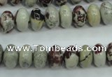 CAR12 15.5 inches 6*10mm rondelle artistic jasper beads wholesale