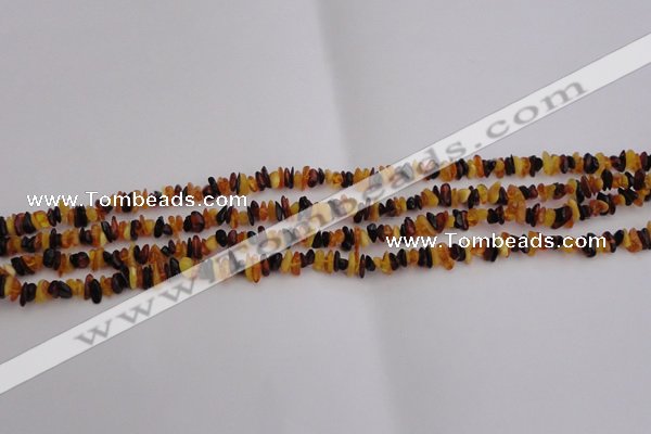 CAR205 32 inches 3*5mm natural amber chips beads wholesale