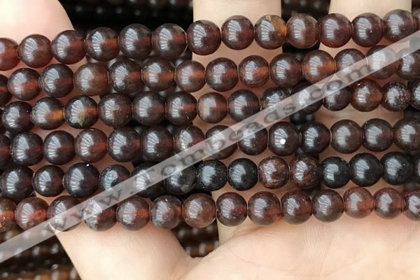 CAR229 15.5 inches 6mm round natural amber beads wholesale