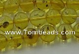 CAR522 15.5 inches 7mm - 8mm round natural amber beads wholesale