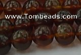 CAR529 15.5 inches 9mm - 10mm round natural amber beads wholesale