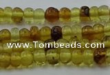 CAR536 15.5 inches 3*5mm rondelle natural amber beads wholesale