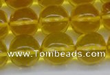 CAR565 15.5 inches 11mm - 12mm round natural amber beads wholesale