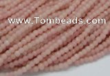 CAS01 15.5 inches 3mm round pink angel skin gemstone beads