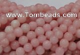 CAS03 15.5 inches 6mm round pink angel skin gemstone beads