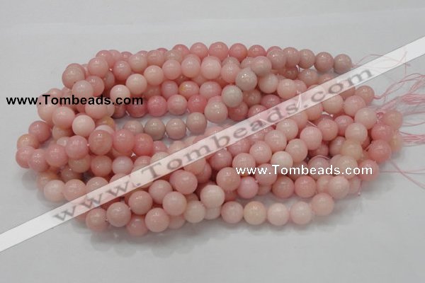 CAS06 15.5 inches 12mm round pink angel skin gemstone beads