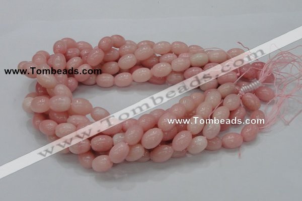 CAS10 15.5 inches 10*14mm rice pink angel skin gemstone beads