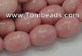 CAS11 15.5 inches 13*18mm rice pink angel skin gemstone beads