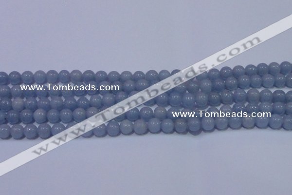 CAS201 15.5 inches 6mm round blue angel skin gemstone beads