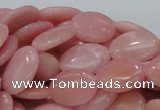 CAS21 15.5 inches 14*18mm oval pink angel skin gemstone beads