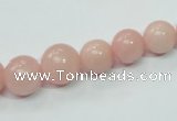 CAS33 15.5 inches 8mm - 16mm round pink angel skin gemstone beads