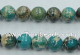 CAT01 15.5 inches 10mm round natural aqua terra jasper beads