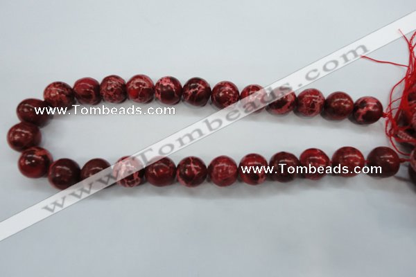 CAT162 15.5 inches 10mm round dyed natural aqua terra jasper beads