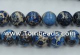 CAT211 15.5 inches 8mm round dyed natural aqua terra jasper beads