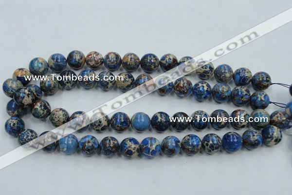 CAT215 15.5 inches 18mm round dyed natural aqua terra jasper beads