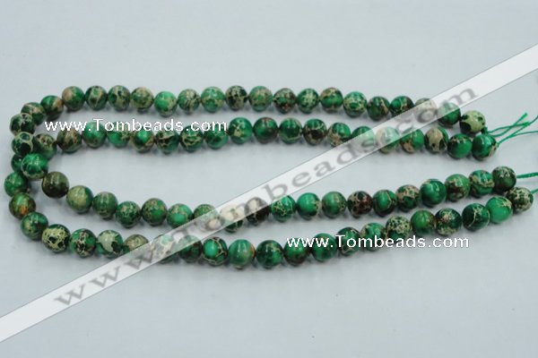 CAT220 15.5 inches 8mm round dyed natural aqua terra jasper beads