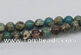 CAT5002 15.5 inches 6mm round natural aqua terra jasper beads