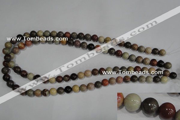 CAT5202 15.5 inches 8mm round aqua terra jasper beads wholesale