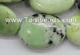 CAU205 15.5 inches 22*30mm oval Australia chrysoprase beads