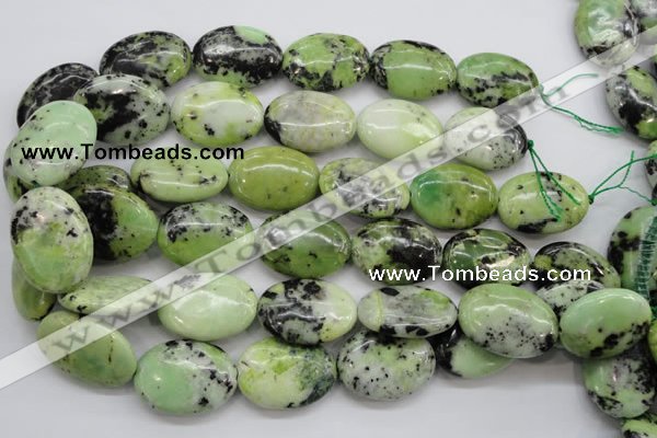 CAU205 15.5 inches 22*30mm oval Australia chrysoprase beads