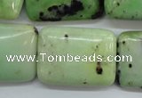 CAU206 15.5 inches 22*30mm rectangle Australia chrysoprase beads