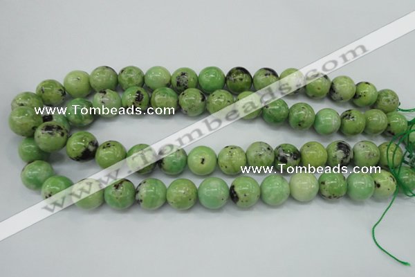 CAU215 15.5 inches 14mm round Australia chrysoprase beads