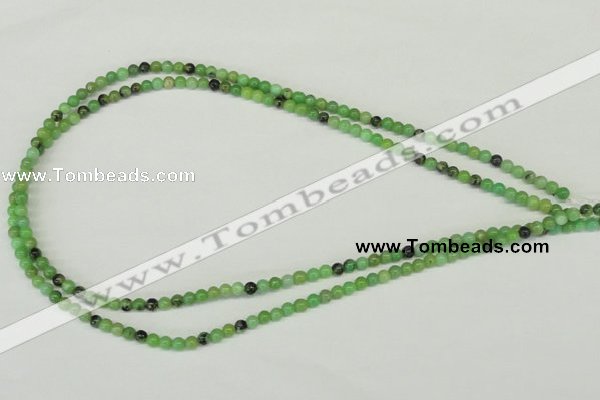 CAU25 15.5 inches 4mm round australia chrysoprase beads wholesale