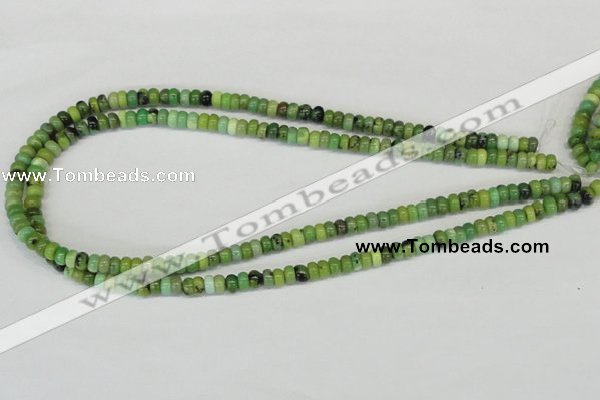 CAU26 15.5 inches 4*6mm rondelle australia chrysoprase beads wholesale