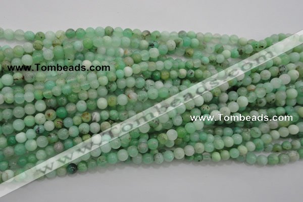 CAU301 15.5 inches 4mm round Australia chrysoprase beads wholesale