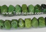 CAU32 15.5 inches 8*12mm nugget australia chrysoprase beads wholesale