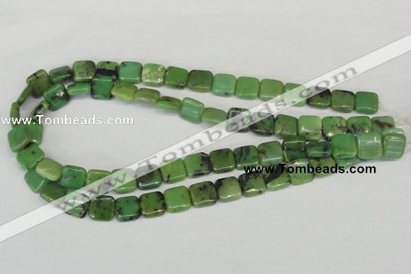 CAU35 15.5 inches 12*12mm square australia chrysoprase beads wholesale