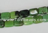 CAU36 15.5 inches 8*10mm rectangle australia chrysoprase beads wholesale