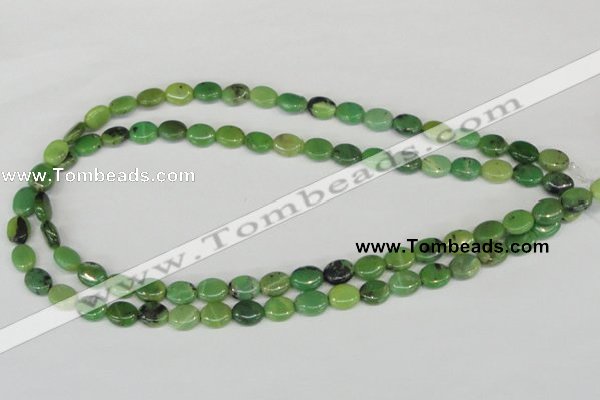 CAU39 15.5 inches 8*10mm oval australia chrysoprase beads wholesale