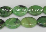 CAU40 15.5 inches 13*18mm oval australia chrysoprase beads wholesale