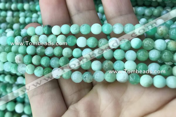 CAU421 15.5 inches 6mm round Australia chrysoprase beads