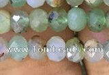 CAU426 15.5 inches 3*5mm faceted rondelle Australia chrysoprase beads