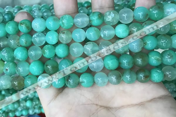 CAU442 15.5 inches 8.5mm - 9mm round Australia chrysoprase beads