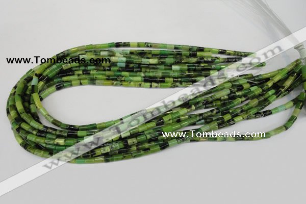 CAU45 15.5 inches 4*6mm tube Australia chrysoprase beads wholesale