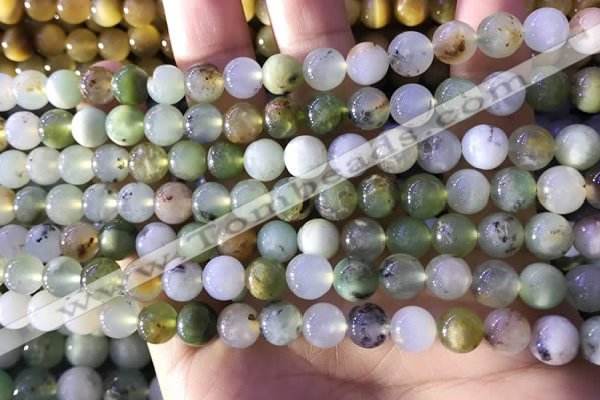 CAU461 15.5 inches 8mm round Australia chrysoprase beads