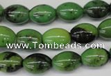 CAU48 15.5 inches 10*14mm rice Australia chrysoprase beads wholesale