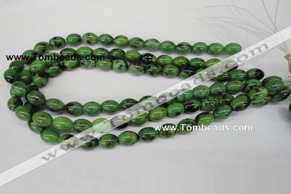 CAU48 15.5 inches 10*14mm rice Australia chrysoprase beads wholesale