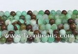 CAU484 15.5 inches 8mm round Australia chrysoprase beads