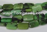 CAU52 15.5 inches 8*12mm rectangle Australia chrysoprase beads wholesale