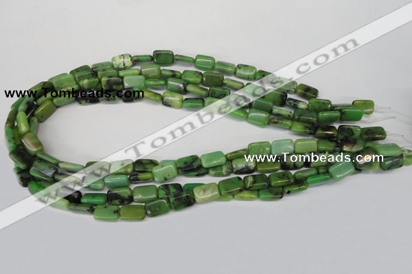 CAU52 15.5 inches 8*12mm rectangle Australia chrysoprase beads wholesale