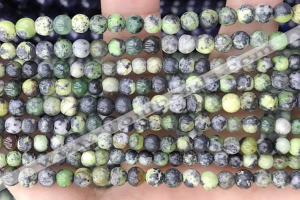 CAU520 15.5 inches 4.5mm - 5mm round Chinese chrysoprase beads