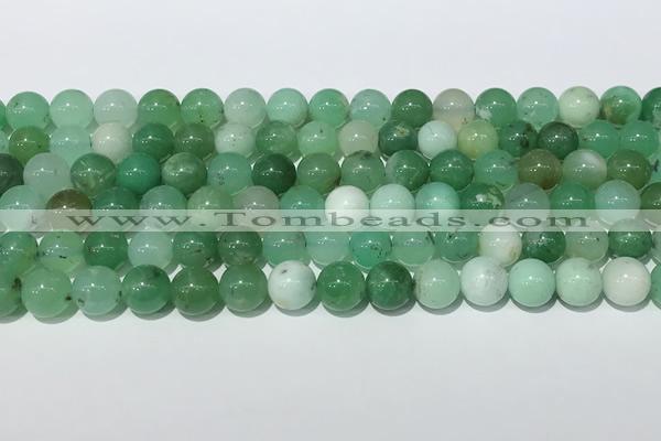 CAU534 15.5 inches 8mm round Australia chrysoprase gemstone beads wholesale