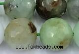 CAU562 15 inches 10mm faceted round Australia chrysoprase beads